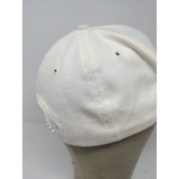 Raceshop Chevrolet Chevy Snapback Hat Adjustable White Autographed - Picture 7 of 12